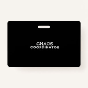 chaos coordinator ID badge