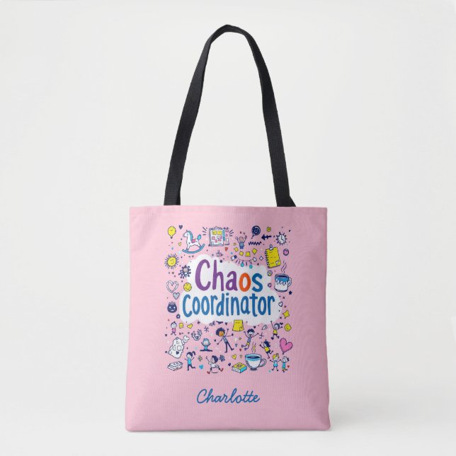 Chaos Coordinator | Mum Life | Funny Mother's Day Tote Bag (Front)