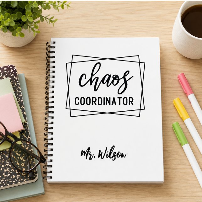 Chaos Coordinator Notebook – Funny Teacher Quote (Chaos Coordinator Notebook – Funny Teacher Quote)