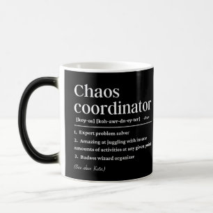 Chaos Coordinator Personalised Funny Definition Magic Mug
