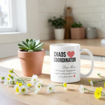 Chaos Coordinator Personalised Unique Gift