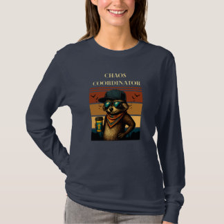 Chaos Coordinator Racoon Long Sleeved Shirt