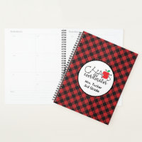 Chaos Coordinator Red Black Buffalo Plaid Teacher