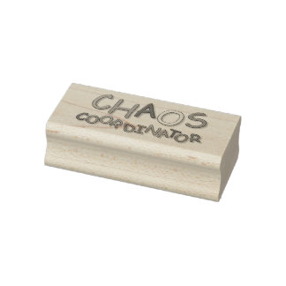 Chaos Coordinator Rubber Stamp