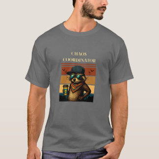 Chaos Coordinator T-shirt Racoon