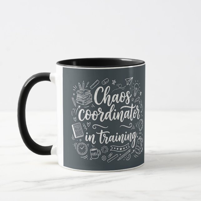 Chaos Coordinator Training Black Combo Mug (Left)