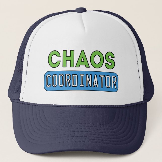 Chaos Coordinator Trucker Hat (Front)