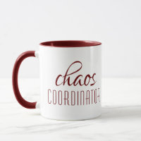 Chaos Coordinator Typographic Text