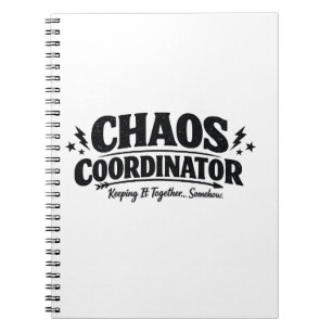 Chaos Coordinator Typography Design Notebook