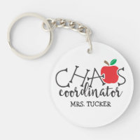 Chaos Coordinator with Apple & Teacher Name
