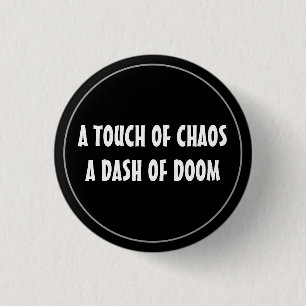Chaos & Doom 3 Cm Round Badge