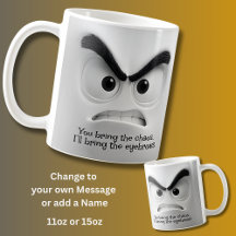 Chaos & Eyebrows, Add Name Message Expressive Face
