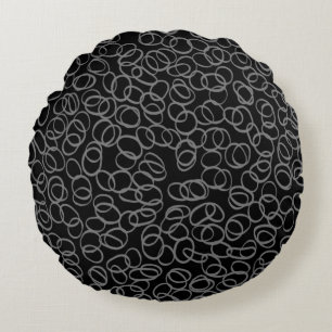 Chaos in Order Round Cushion
