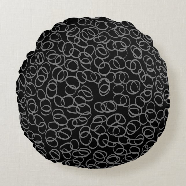 Chaos in Order  Round Cushion (Front)