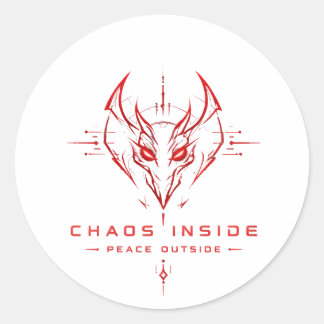 Chaos Inside Demon Sticker