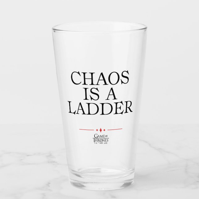 Chaos Is A Ladder Glass (Front)