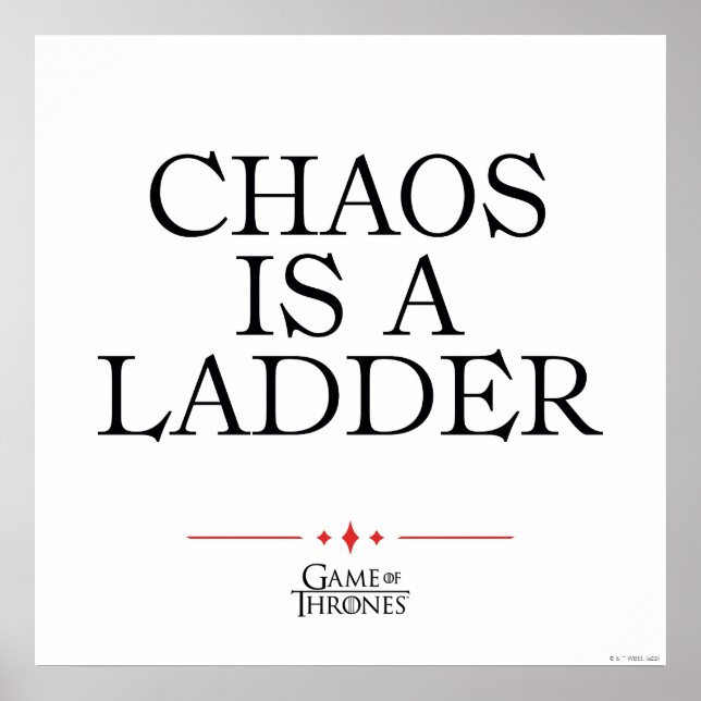 Chaos Is A Ladder Poster (Front)