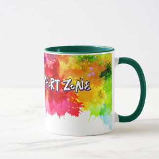 Chaos Is My Comfort Zone – Abstract Art Tee Mug