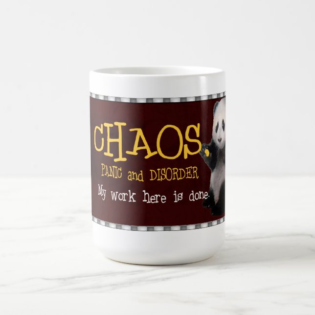 Chaos, My work here is done Mug (Center)