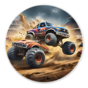 Chaos on Wheels: Monster Truck Smash Derby, Ceramic Knob