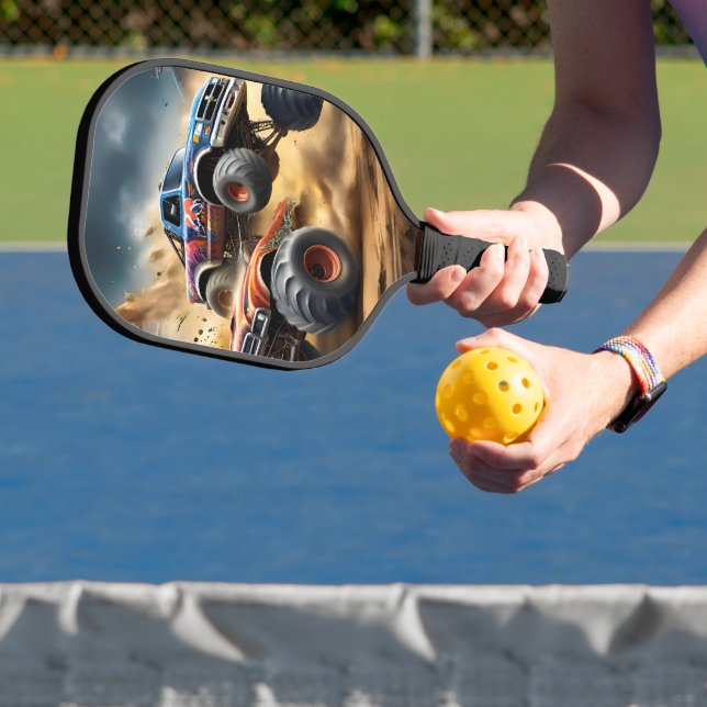 Chaos on Wheels: Monster Truck Smash Derby, Pickleball Paddle (Insitu)