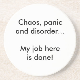 Chaos, panic and disorder coaster