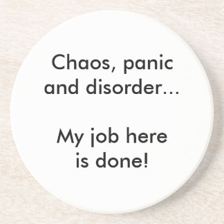 Chaos, panic and disorder coaster