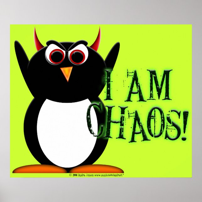 Chaos Penguin Poster (Front)