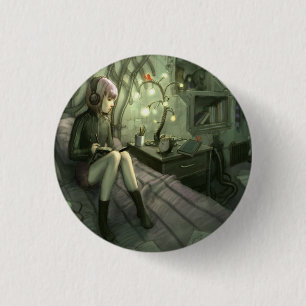 Chaos pt1 3 cm round badge