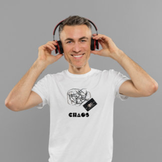 "Chaos" Retro Audio Tape Cassette Vintage T-Shirt