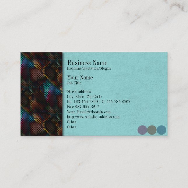 Chaos Spots Company/Business Card (Front)