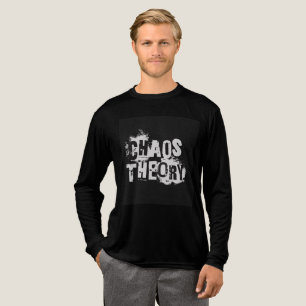 Chaos Theory Graphic T-Shirt – Grunge Streetwear S Tri-Blend Shirt