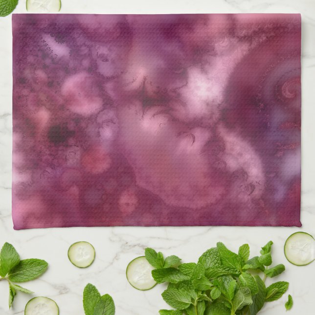 Chaos Tie-Dyed Kitchen Towel (Folded)