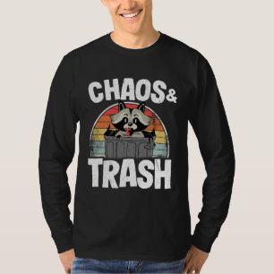 Chaos & Trash Garbage Panda Raccoon 3 T-Shirt