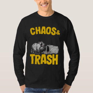 Chaos & Trash Garbage Panda Raccoon T-Shirt