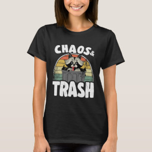 Chaos & Trash Garbage Panda Racoon 3 T-Shirt
