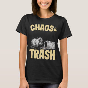 Chaos & Trash Garbage Panda Racoon T-Shirt