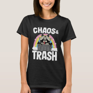 Chaos & Trash Garbage Panda Rainbow Racoon 2 T-Shirt