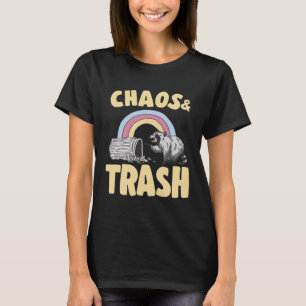 Chaos & Trash Garbage Panda Rainbow Racoon 5 T-Shirt