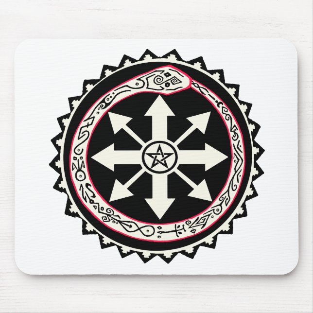 Chaos with Ouroburos Snake Mouse Pad (Front)