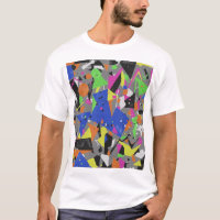 Chaotic Anti-Design Poster | Overlapping Abstract