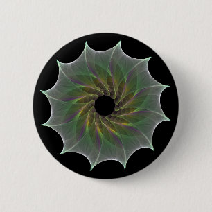 chaotic attraction 6 cm round badge