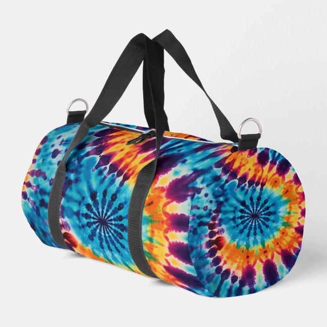 Chaotic Burst Orange Blue Purple Bag (Left Corner)