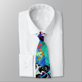 Chaotic Colours of Paint 2 Tie