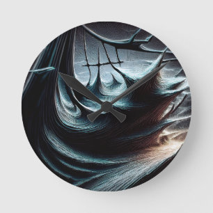 Chaotic Dark Seas Swept By The Storm Winds Round Clock