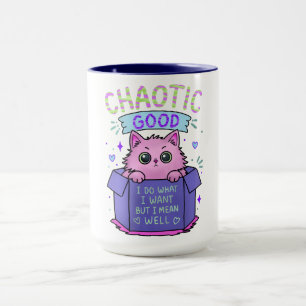 Chaotic Good Cat I Do What I Want Mug