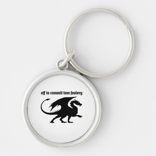 Chaotic Little Dragon Key Ring (Front)