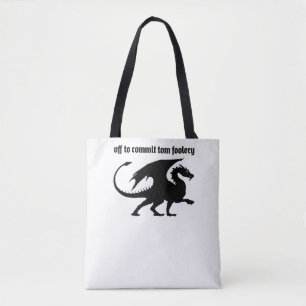 Chaotic Little Dragon Tote Bag