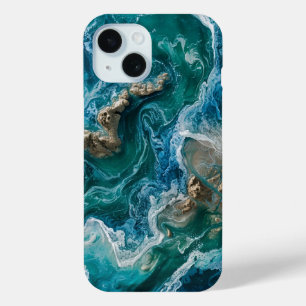 Chaotic Marbel iPhone 15 Case