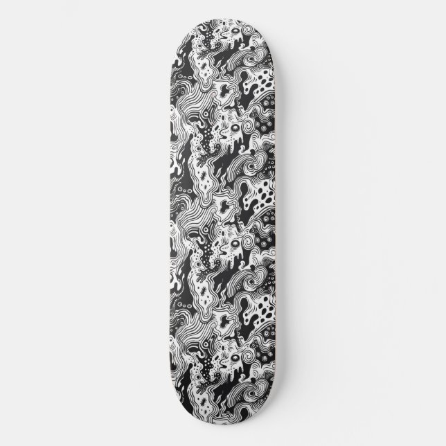 Chaotic Microbes Skateboard Deck (Front)